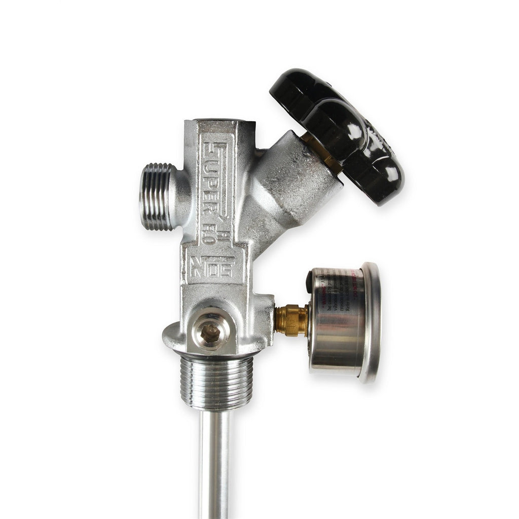 Super-Hi-Flo-Bottle-Valve-Assembly-W-Siphon-Tube-And-Black-Gauge