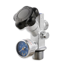 Load image into Gallery viewer, Super-Hi-Flo-Bottle-Valve-With-Blue-Face-Gauge