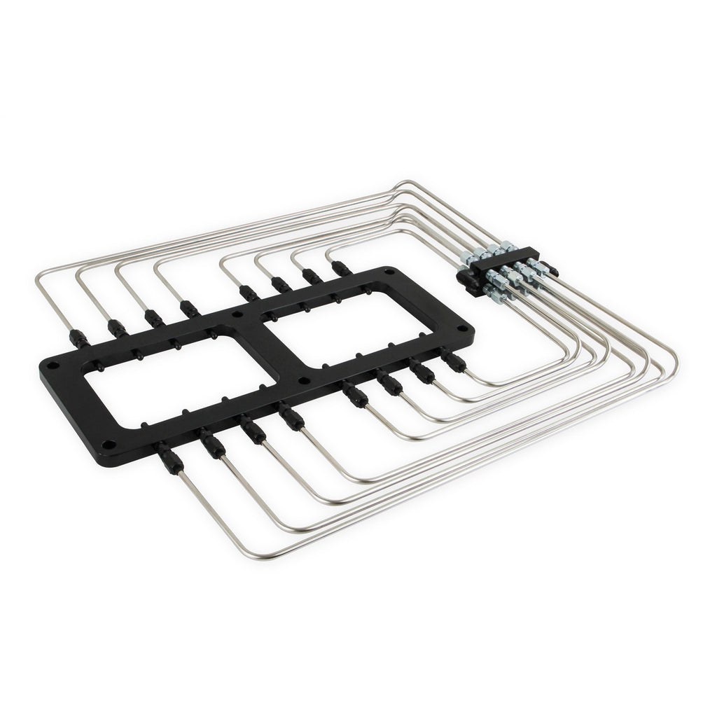 Supercharger-Black-Injector-Plate-With-Black-Plumbing