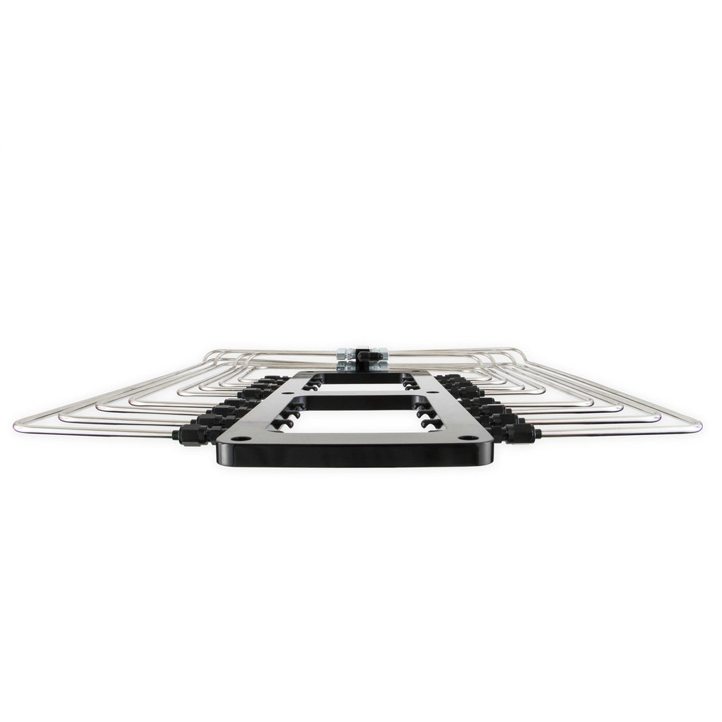 Supercharger-Black-Injector-Plate-With-Black-Plumbing