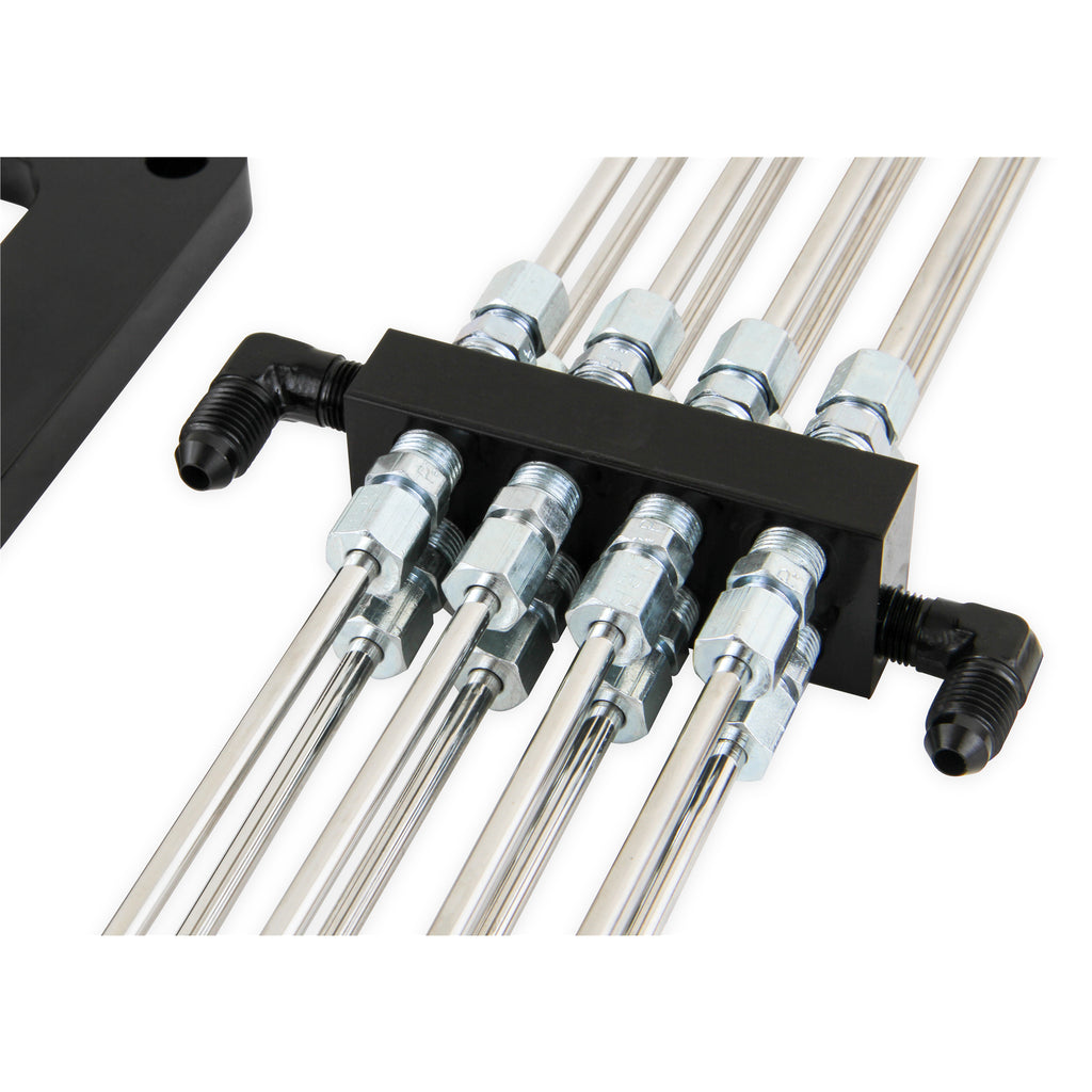 Supercharger-Black-Injector-Plate-With-Black-Plumbing