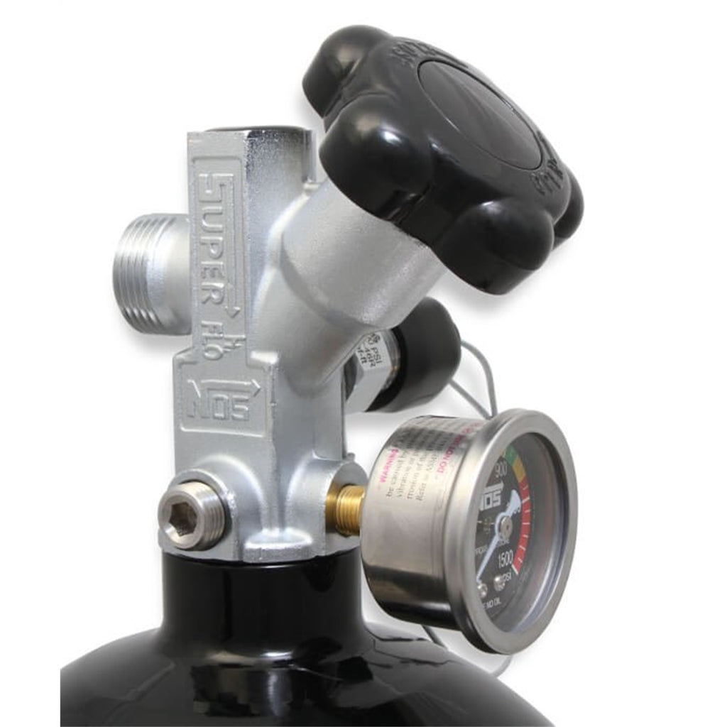 Supercharger-Wet-Nitrous-System,-Black-Injector-Plate,-Black-Plumbing,-Black-10-Lb-Bottle