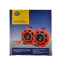 Load image into Gallery viewer, Supertone-Horn-Kit-12V-300500Hz-Red-(003399803-=-003399801)