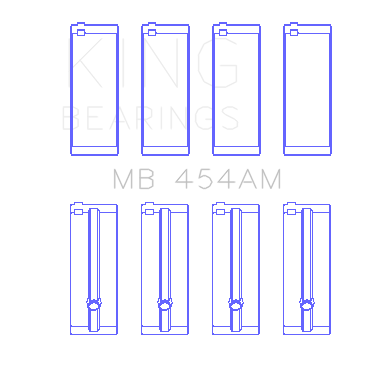 Suzuki-G-10-(Size-0.25Mm)-Main-Bearing-Set