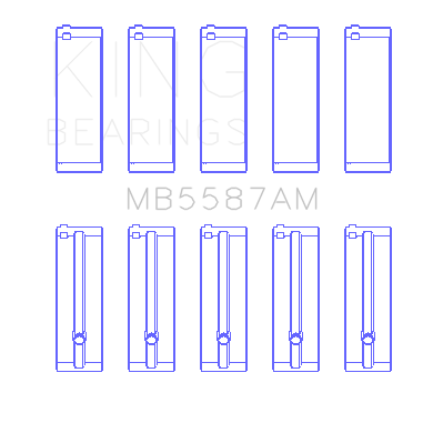 Suzuki-G15aG16aB-(Size-0.25Mm)-Main-Bearing-Set