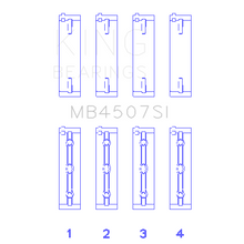 Load image into Gallery viewer, Suzuki-H25a-H27a-(Size-0.25Mm)-Main-Bearing-Set