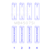 King Engine Bearings MB4507SI0.25 MAIN BEARING SET For SUZUKI H25A H27A