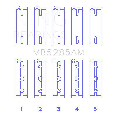 Suzuki-J18kJ20a-(Size-0.50Mm)-Main-Bearing-Set