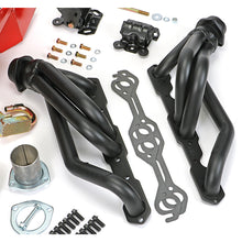 Load image into Gallery viewer, Swap-In-A-Box-Kit-55-78-Sbc-Into-82-04-4Wd-S10-;-1-12-In.-Black-Maxx-Headers