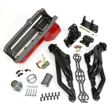 Load image into Gallery viewer, Swap-In-A-Box-Kit-86-00-Sbc-Into-82-04-2Wd-S10;-1-12-In.-Black-Elite-Headers