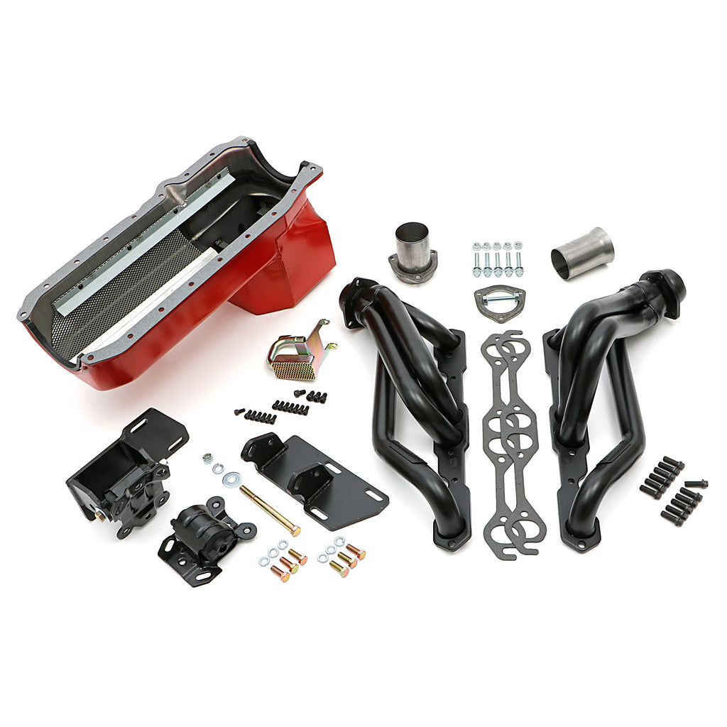 Swap-In-A-Box;-82-04-S10;-4Wd;-86-00-Sb-Chevy-Engine;-Standard-Uncoated-Headers