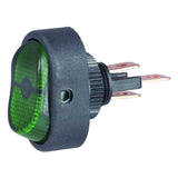 Hella H61920001 Switch Rocker SPST Green