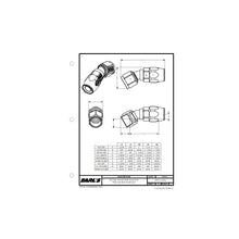 Load image into Gallery viewer, Swivel-Seal--30-Deg.-An-Hose-End