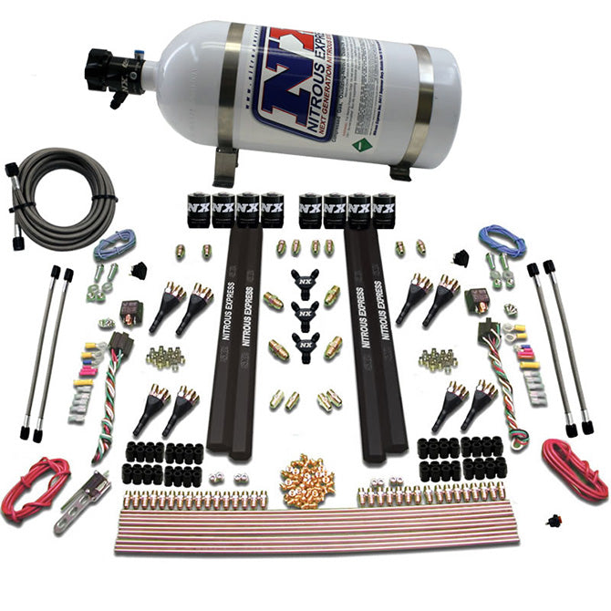 Sx2-Dual-Stage-8-Solenoid-Gasoline-Nitrous-Kit-(200-1200Hp)-W10Lb-Bottle