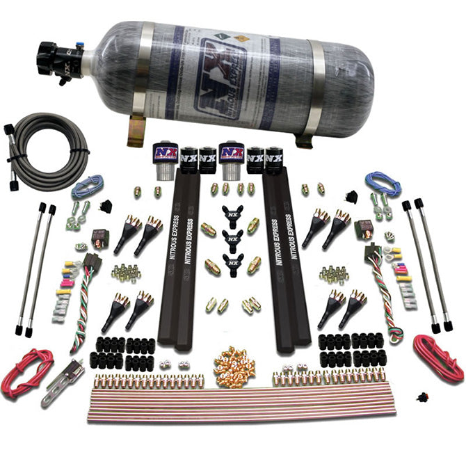 Sx2-Dual-StageGasRails-8-Nozzles-Nitrous-Kit-(200-1200Hp)-WComposite-Bottle