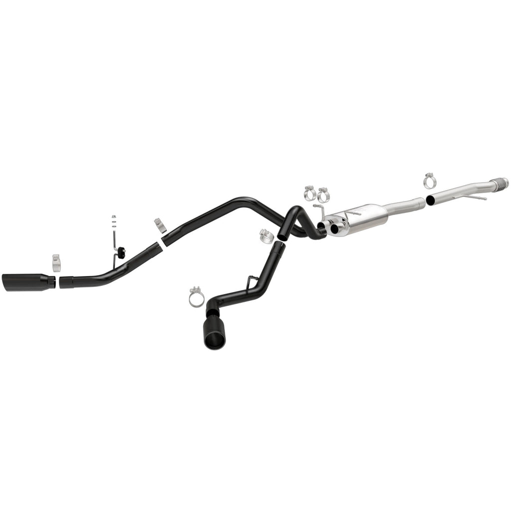 Sys-Cat-Back-3.5In-Black-Dual-Split-Rear-Tips-14-15-Chevy-SilveradoGmc-Sierra-4.3L-5.3L