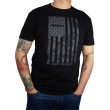 Load image into Gallery viewer, T-Shirt,-Us-Flag,-Black,-Large
