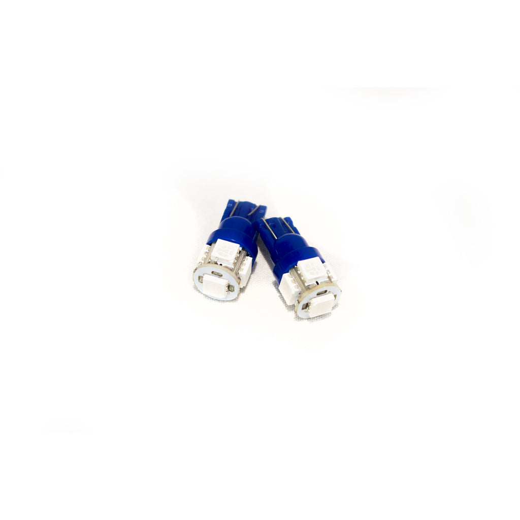 T10-5050-Led-5-Chip-Bulbs-(Blue)-(Pair)