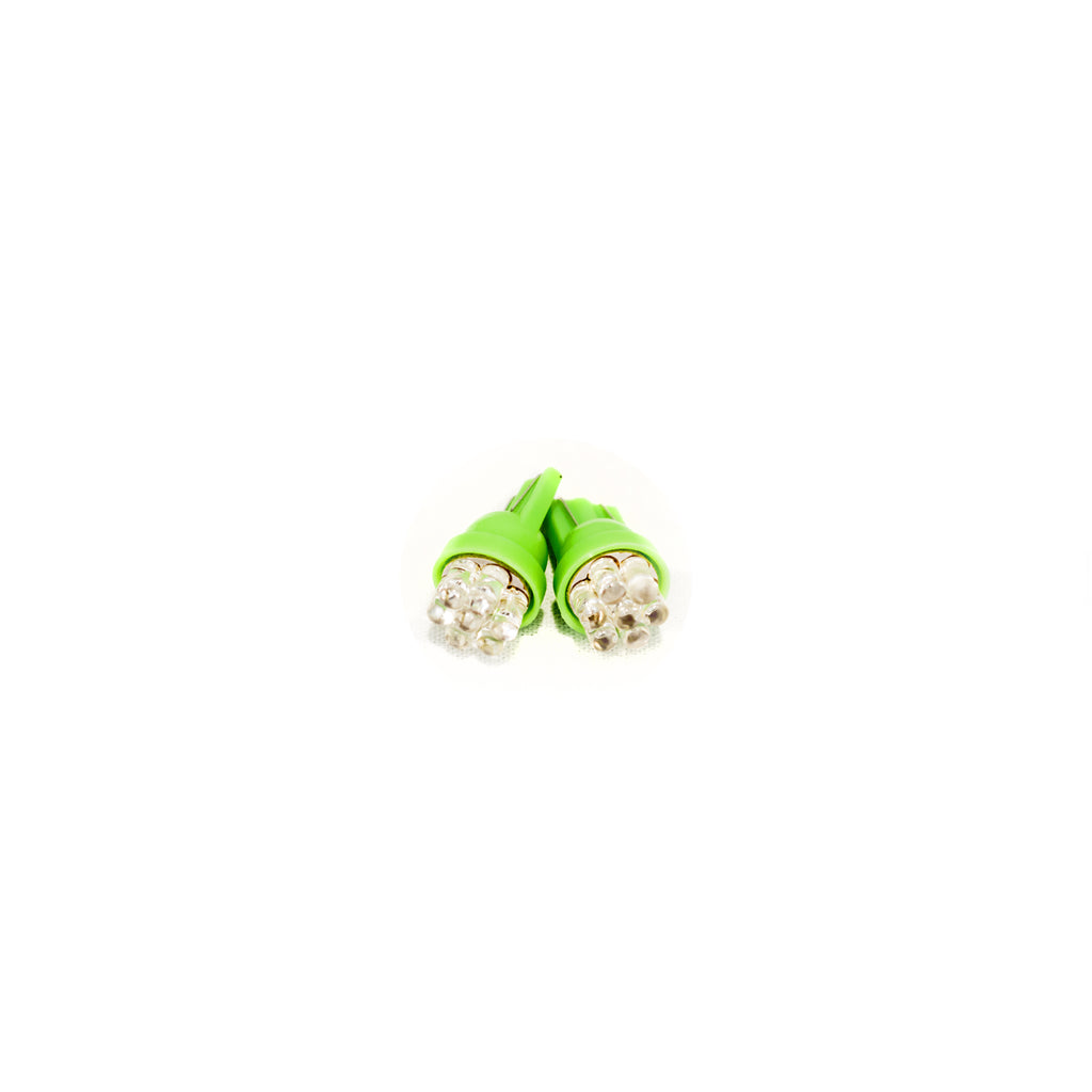 T10-Led-Replacement-Bulb-(Green)-(Pair)