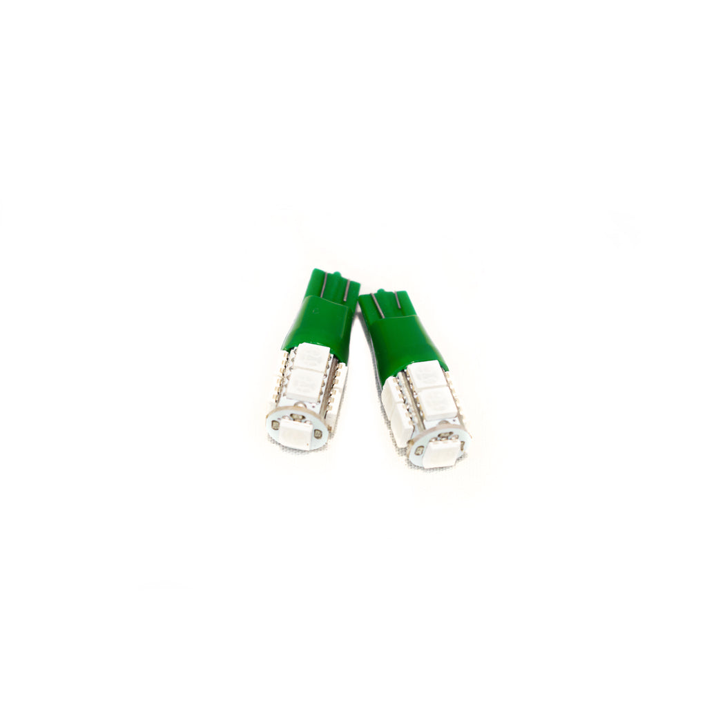 T15-5050-Led-9-Chip-Bulbs-(Green)-(Pair)