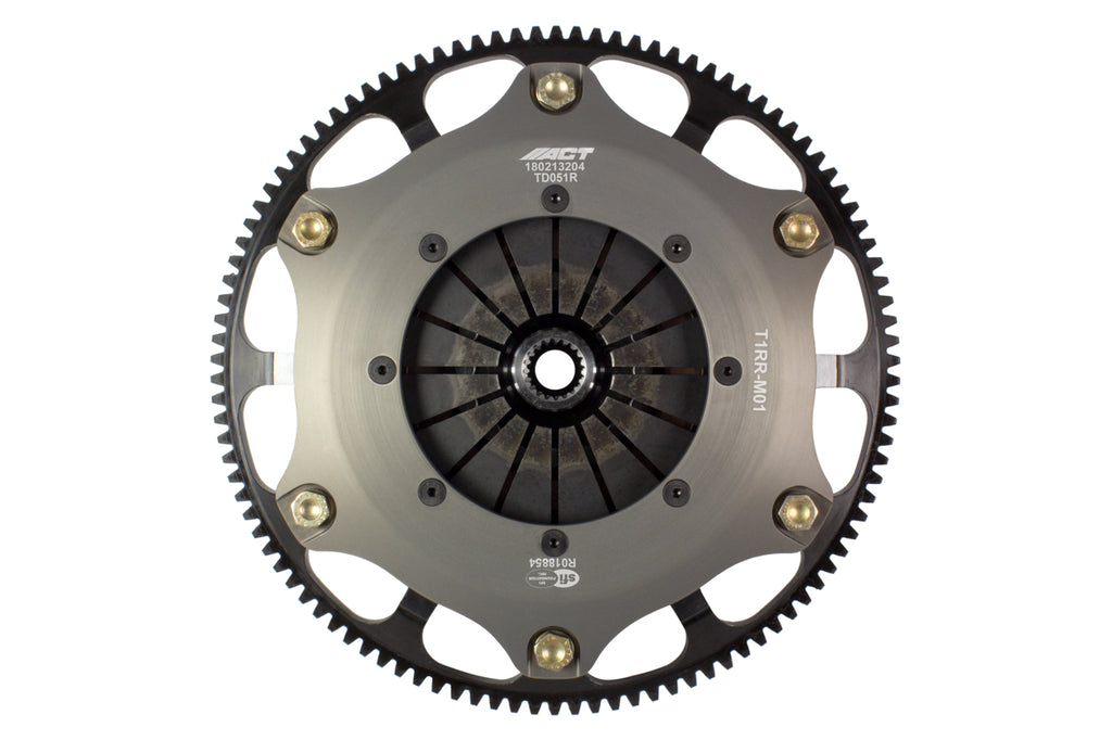 Advanced Clutch T1RR-M01 ACT Twin Disc Sintered Iron Race Clutch Kit for Select Eagle Talon, Mitsubishi Eclipse, Plymouth Laser