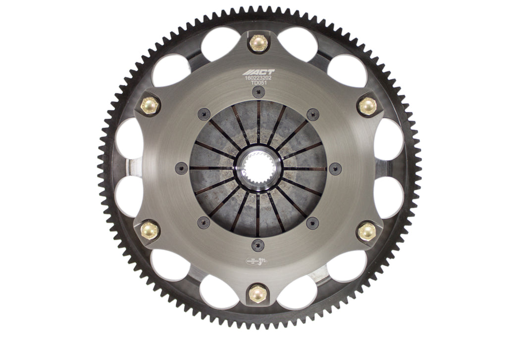 Advanced Clutch T1RR-N02 ACT Twin Disc Sintered Iron Race Clutch Kit