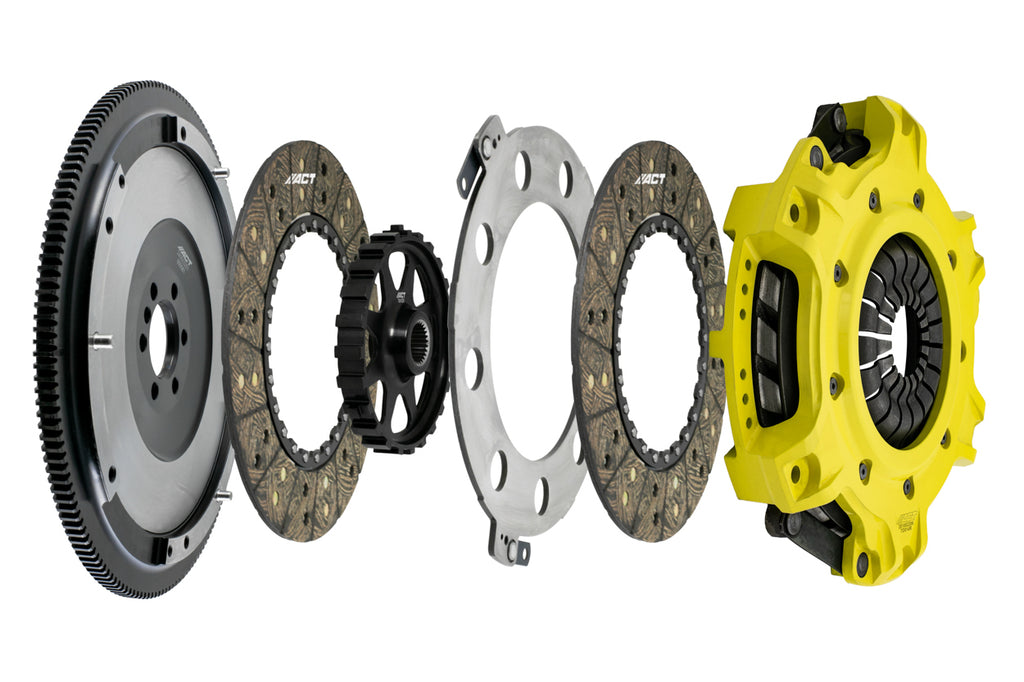 Advanced Clutch T1S-G14 ACT Mod-Twin 10.5 Heavy Duty Rigid Street Clutch Kit for Select Chevrolet Camaro, Chevrolet Corvette, Pontiac Firebird, Pontiac GTO