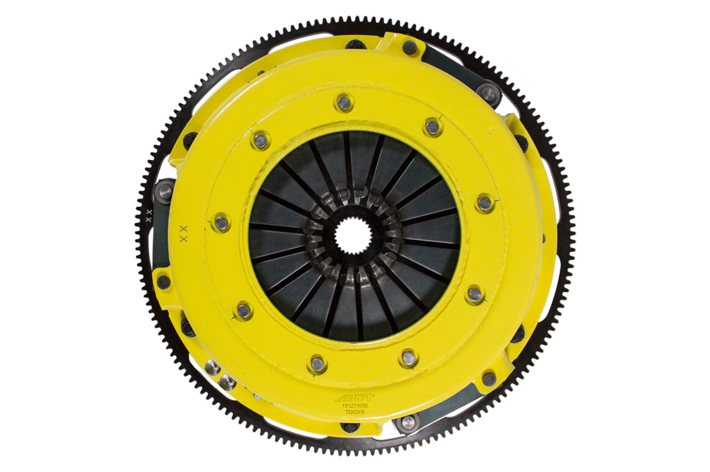 Advanced Clutch T3R-G01 ACT Twin Disc Max Extreme Race Clutch Kit for Select Chevrolet Camaro, Chevrolet Corvette, Chevrolet Trailblazer, Pontiac GTO