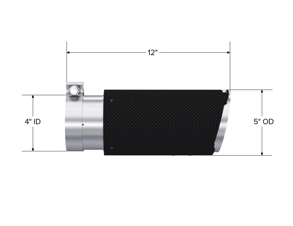 MBRP Exhaust T5051CF Carbon Fiber Exhaust Tip