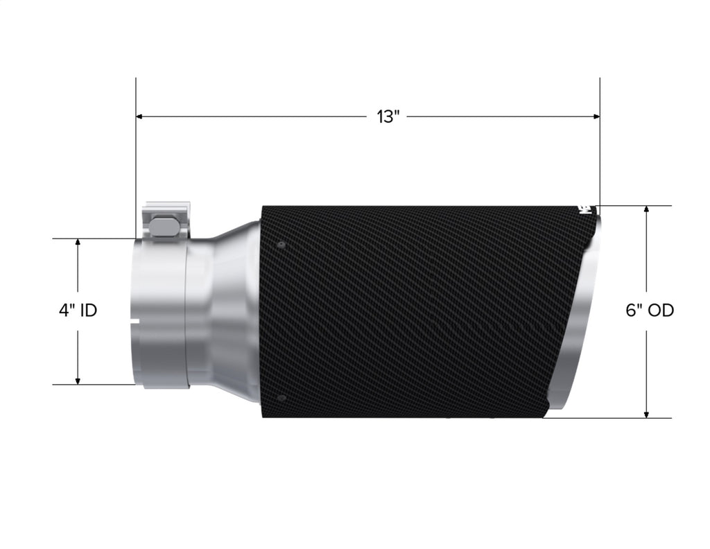 MBRP Exhaust T5072CF Carbon Fiber Exhaust Tip