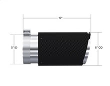 Load image into Gallery viewer, MBRP Exhaust T5075CF Carbon Fiber Exhaust Tip