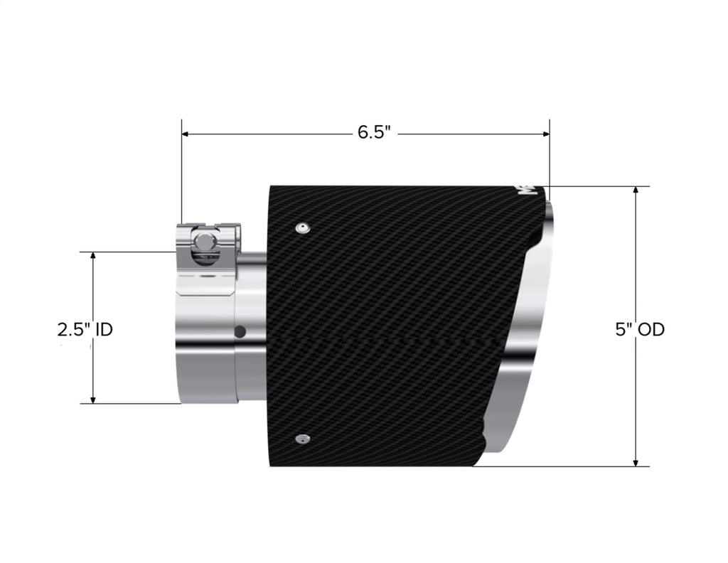 MBRP Exhaust T5190CF Carbon Fiber Exhaust Tip