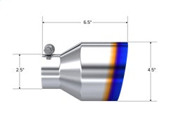 MBRP Exhaust T5191BE Armor Pro Burnt End Tip