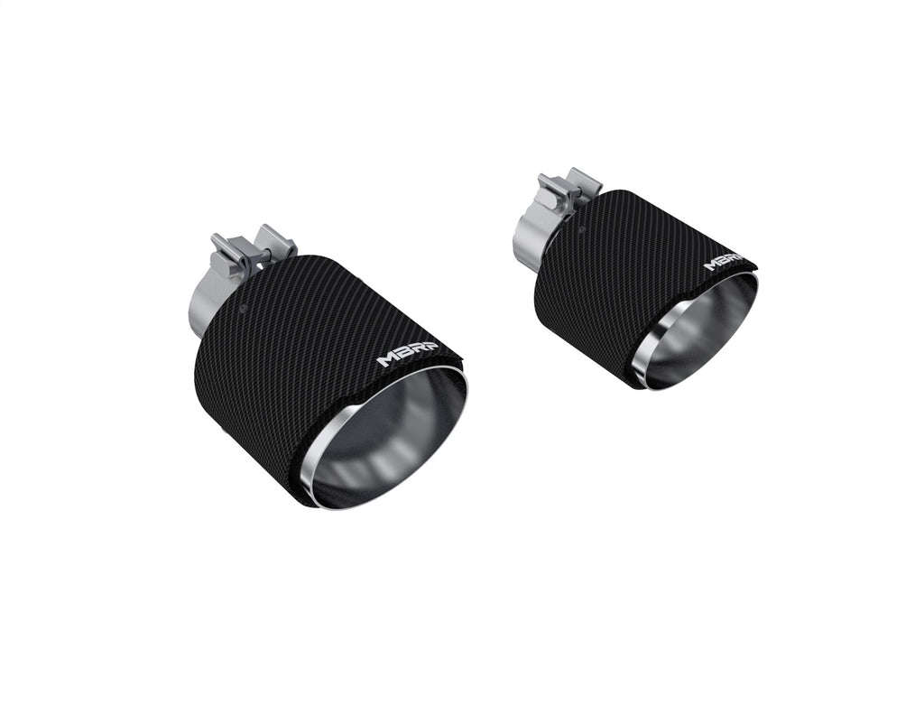 MBRP Exhaust T5202CF Carbon Fiber Exhaust Tip for Select Subaru BRZ, Toyota 86, Toyota GR86