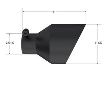 Load image into Gallery viewer, MBRP Exhaust T5203BLK Armor BLK Exhaust Tip