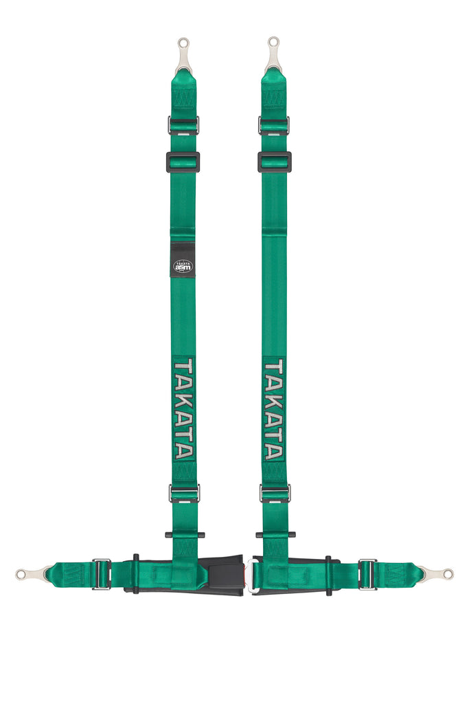 TAKATA TR74001US-H2 Harness Drift 4 Pt Bolt- 2in Shldr & Lap Green