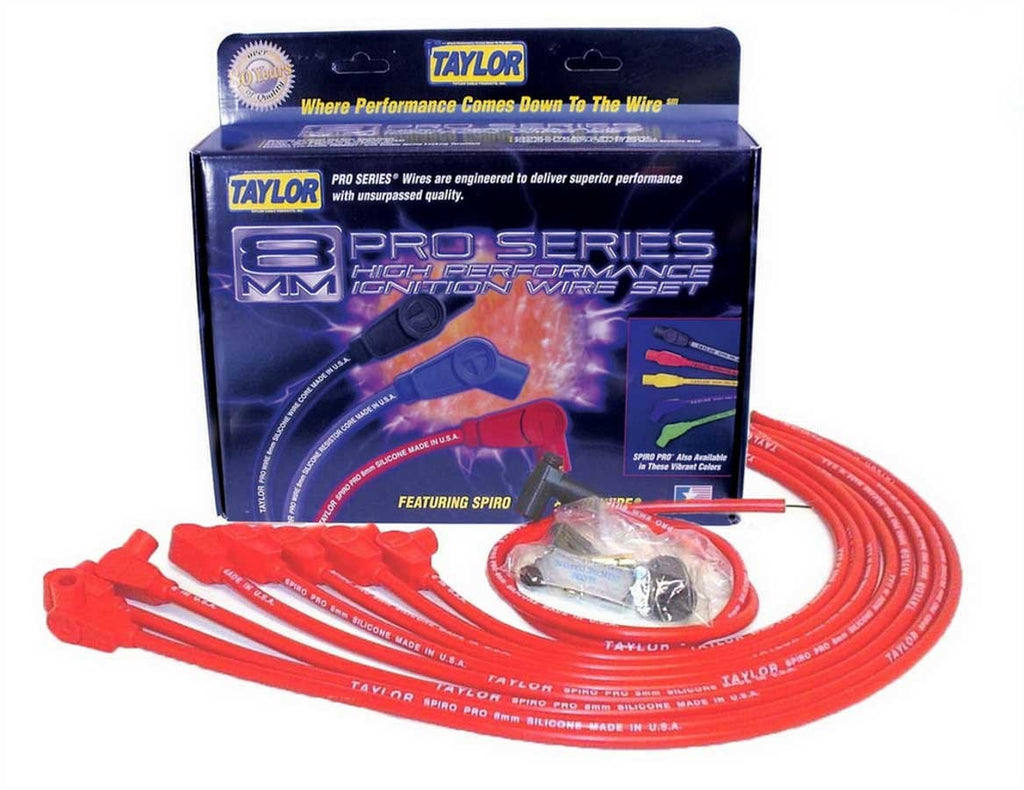 TAYLOR/VERTEX 76229 SBC 8MM Pro Race Wires- Red
