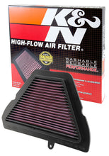 Load image into Gallery viewer, K&amp;N TB-1005 Replacement Air Filter for Select Triumph Speed Triple, Triumph Sprint GT, Triumph Sprint ST, Triumph Tiger, Triumph Tiger ABS, Triumph Tiger ABS SE, Triumph Tiger SE