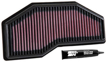 Load image into Gallery viewer, K&amp;N TB-1016 Replacement Air Filter for Select Triumph Speed Triple R, Triumph Speed Triple RS, Triumph Speed Triple S, Triumph Street Triple R, Triumph Street Triple RS, Triumph Street Triple S