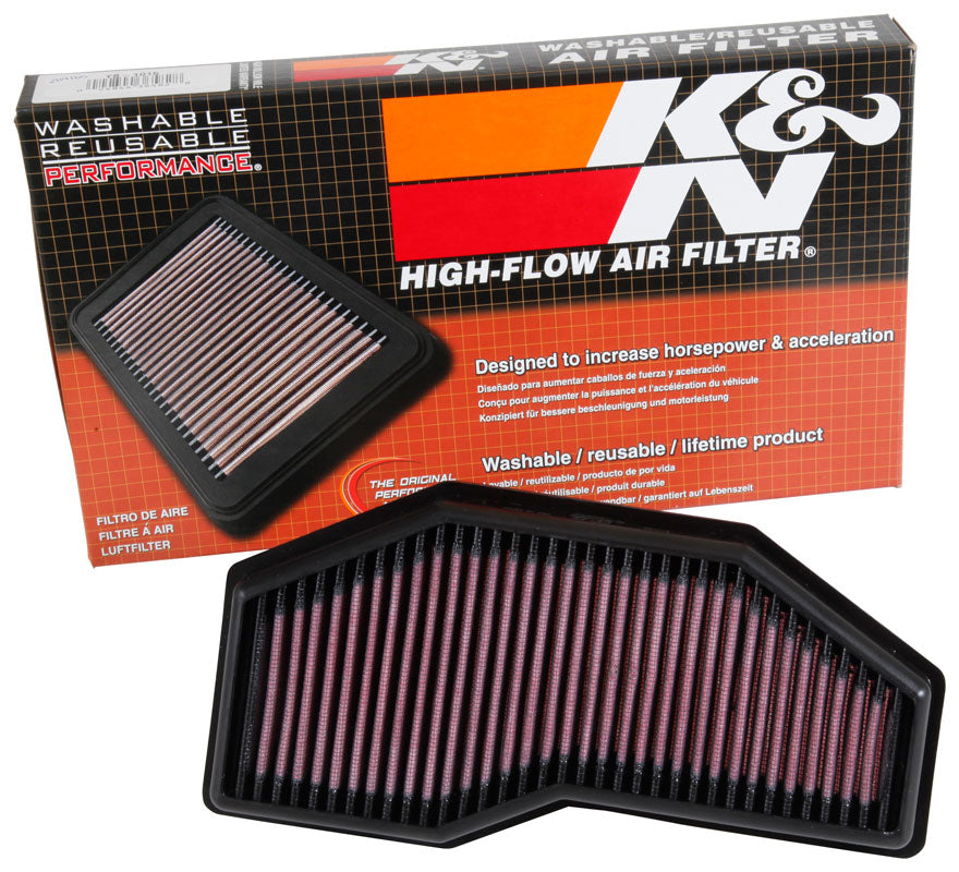 K&N TB-1016 Replacement Air Filter for Select Triumph Speed Triple R, Triumph Speed Triple RS, Triumph Speed Triple S, Triumph Street Triple R, Triumph Street Triple RS, Triumph Street Triple S