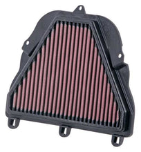Load image into Gallery viewer, K&amp;N TB-6706 Replacement Air Filter for Select Triumph Daytona 675, Triumph Daytona 675 R, Triumph Street Triple 675, Triumph Street Triple R