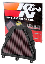 Load image into Gallery viewer, K&amp;N TB-6706 Replacement Air Filter for Select Triumph Daytona 675, Triumph Daytona 675 R, Triumph Street Triple 675, Triumph Street Triple R