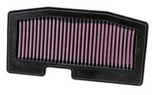 Load image into Gallery viewer, K&amp;N TB-6713 Replacement Air Filter for Select Triumph Daytona 675, Triumph Daytona 675 ABS, Triumph Daytona 675 R, Triumph Daytona 675 R ABS, Triumph Street Triple 675, Triumph Street Triple ABS, Triumph Street Triple R, Triumph Street Triple R ABS