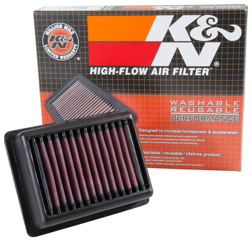 K&N TB-9016 Replacement Air Filter for Select Triumph Bonneville T100, Triumph Bonneville T100 Black, Triumph Bonneville T120, Triumph Bonneville T120 Black, Triumph Scrambler 900, Triumph Street Cup, Triumph Street Scrambler, Triumph Street Twin,