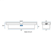 Load image into Gallery viewer, UWS TBD-69 Chevrolet; Dodge; Ford; GMC... Truck Tool Box for Select Chevrolet Silverado 1500, Chevrolet Silverado Classic, Chevrolet Silverado LD, Chevrolet Silverado 2500, Chevrolet Silverado HD, Chevrolet Silverado HD Classic, Chevrolet Silverado 3500,