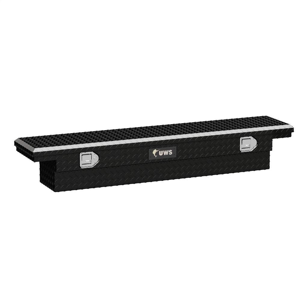 UWS TBS-63-SL-LP-B Chevrolet; Dodge; Ford; GMC... Truck Tool Box for Select Chevrolet Colorado, Dodge Dakota, Ford Explorer Sport Trac, Ford F-150, Ford F-150 Heritage, Ford Ranger, GMC Canyon, Mazda B2300, Mazda B2500, Mazda B3000, Mazda B4000, Nissan