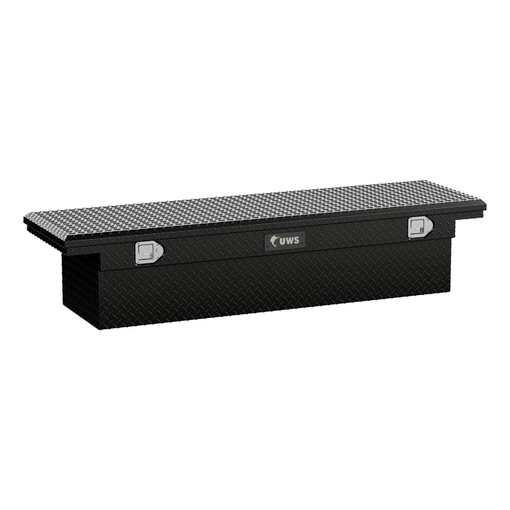 UWS TBS-69-LP-BLK Chevrolet; Dodge; Ford; GMC... Truck Tool Box for Select Chevrolet Silverado 1500, Chevrolet Silverado Classic, Chevrolet Silverado LD, Chevrolet Silverado 2500, Chevrolet Silverado HD, Chevrolet Silverado HD Classic, Chevrolet