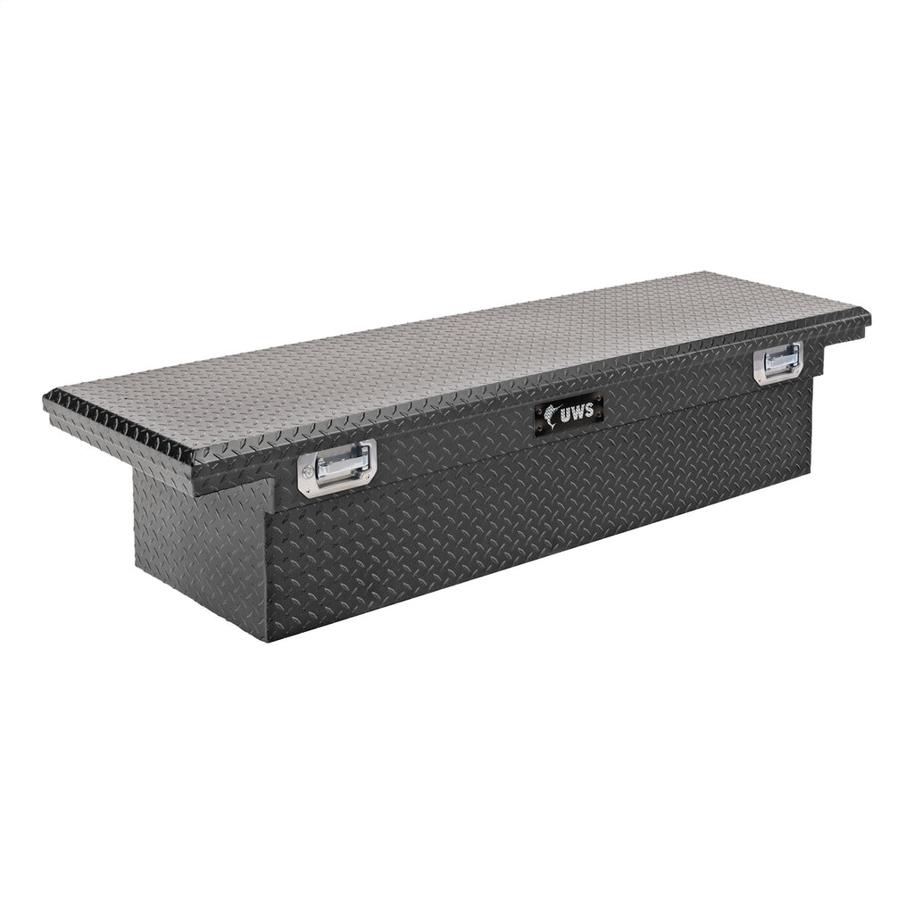 UWS TBS-69-LP-PH-MB Chevrolet; Dodge; Ford; GMC... Truck Tool Box for Select Chevrolet Silverado 1500, Chevrolet Silverado Classic, Chevrolet Silverado LD, Chevrolet Silverado 2500, Chevrolet Silverado HD, Chevrolet Silverado HD Classic, Chevrolet