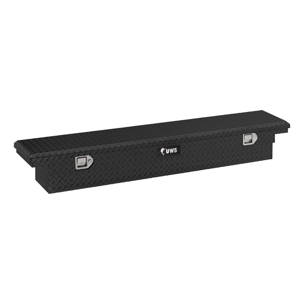 UWS TBS-69-SL-LP-B Chevrolet; Dodge; Ford; GMC... Truck Tool Box for Select Chevrolet Silverado 1500, Chevrolet Silverado Classic, Chevrolet Silverado LD, Chevrolet Silverado 2500, Chevrolet Silverado HD, Chevrolet Silverado HD Classic, Chevrolet