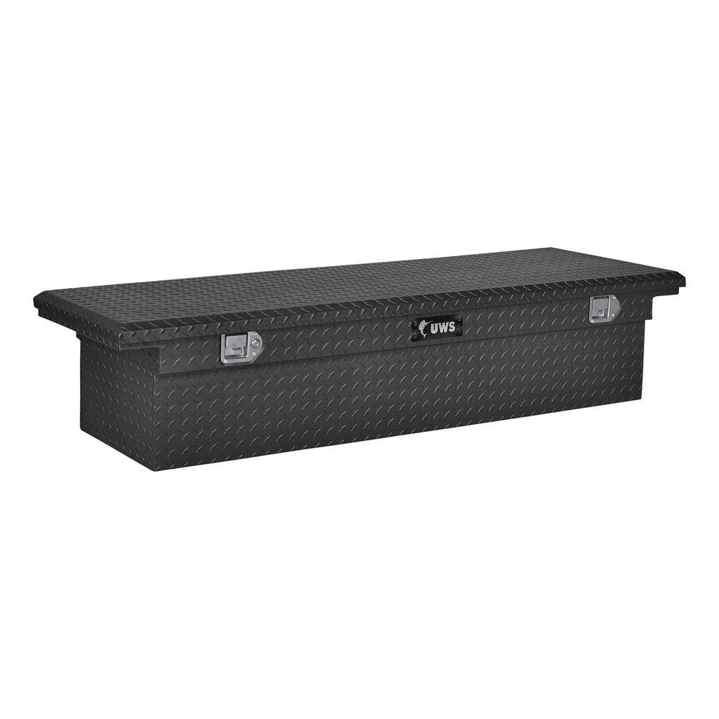 UWS TBS-72-LP-MB Dodge; Ford; Ram Truck Tool Box for Select Dodge Ram 1500, Dodge Ram 2500, Dodge Ram 3500, Ford F-250 Super Duty, Ford F-350 Super Duty, Ford F-450 Super Duty, Ram 1500, Ram Classic, Ram 2500, Ram